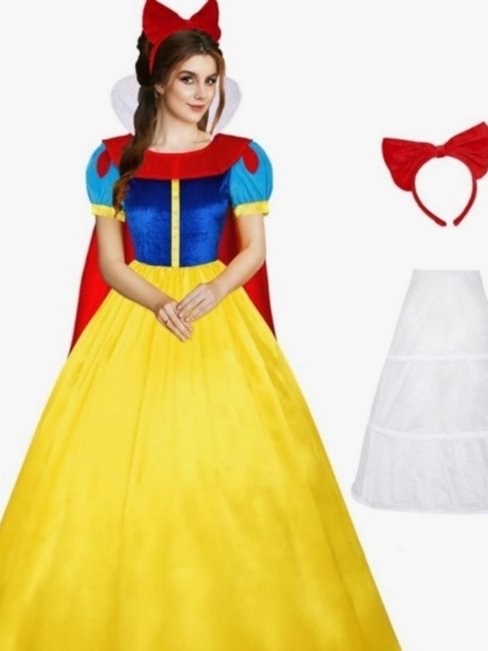NWT Classic Deluxe Princess Costume Fairytale Dress Cosplay Halloween Kids Large